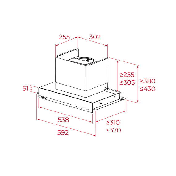 Вытяжка кухонная Teka GFI 67350 IX