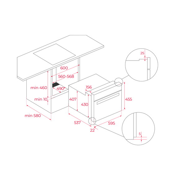 Духовой шкаф электрический Teka HSC 6440 C SS