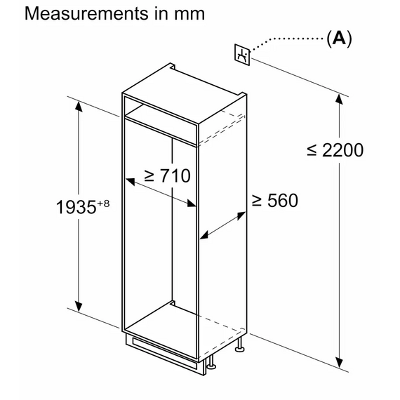 Холодильник встраиваемый Siemens KB96NADD0