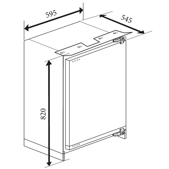 Холодильник встраиваемый Gunter & Hauer FB 110