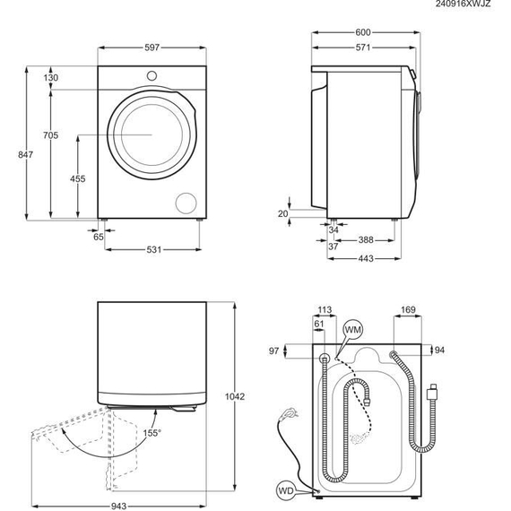 Стиральная машина Electrolux EW9F5482WCU