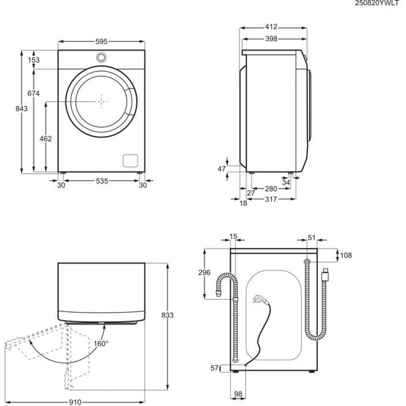 Стиральная машина Electrolux EWS6526BU