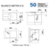 Кухонная мойка Blanco METRA 5 S вулканический серый 527292