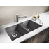 Кухонная мойка Blanco SUBLINE 350/350-U вулканический серый 527347